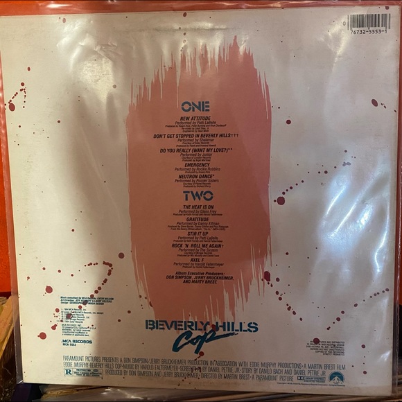 Soundtrack of 80s movie Beverly Hills Cop vinyl - Picture 2 of 2